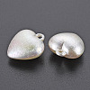 Electroplated ABS Plastic Imitation Pearl Pendants X-KY-T023-008A-01-3