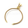 Half Finished Twisted Milan Rope Slider Bracelets FIND-G032-01G-01-2