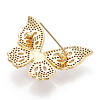 Natural Pearl Butterfly Brooches for Women JEWB-N001-14G-3