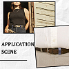100Pcs Leather with Alloy Waist Belt Keeper Rings FIND-CP0002-45A-5