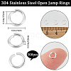 Beebeecraft 300Pcs 304 Stainless Steel Jump Rings STAS-BBC0004-98C-2