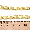 Electroplate Glass Beads Strands EGLA-F166-12-5