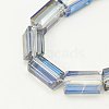 Electroplate Glass Beads EGLA-J023-12x6mm-WLS09-1