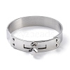 Non-Tarnish Donut 304 Stainless Steel Bangles BJEW-G700-07A-P-2