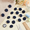  20Pcs Cloth with Aluminum Base Buttons BUTT-NB0001-77A-5