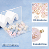 40Pcs 4 Colors Imitation Gemstone Acrylic Pendants SACR-TA0001-22-4