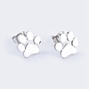 304 Stainless Steel Stud Earrings X-EJEW-E254-01P-2