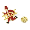 Gentleman Holding Ladder Enamel Pins JEWB-S034-02G-C-3