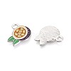 Fruit Alloy Enamel Charms PALLOY-S058-01P-28-1