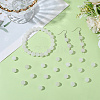2 Strands Natural White Jade Round Beads Strands G-SP0001-25-3