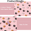120Pcs 4 Colors Alloy Spacer Beads FIND-SC0017-93-5