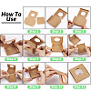 Square Kraft Paper Jewelry Storage Boxes CON-TAC0001-04A-4