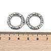 Bamboo Joint Ring 316 Surgical Stainless Steel Hoop Nose Rings EJEW-G416-19C-AS-5