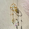 Crystal Glass Sun Catcher Pendant PW-WGAB53F-01-4