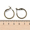 Brass Hoop Earrings KK-I665-26A-AB-4