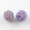 AB-Color Resin Rhinestone Beads RESI-S315-10x12-10-1
