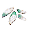 Transparent Resin Crystal AB Rhinestone Pendants Set RESI-TAC0002-47B-2