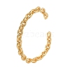 Brass Cuff Bangles BJEW-F482-07G-4