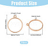 50Pcs Zinc Alloy Open Back Bezel Pendants FIND-CA0011-54KCG-2