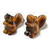 Natural Tiger Eye Carved Healing Squirrel Figurines DJEW-D012-01B-1