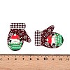 Christmas Theme Printing Acrylic Pendants X-BACR-N002-01D-3