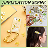 74Pcs 5 Styles Luminous Transparent Resin Cabochons RESI-SC0006-73-7