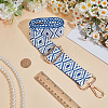 Rhombus Pattern Nylon Canvas Handbag Webbing Bag Straps FIND-CN0002-38B-3