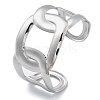 304 Stainless Steel Cuff Bangles for Women BJEW-B108-09P-4