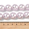 Electroplated Shell Pearl Beads Strands BSHE-G041-16mm-06-2