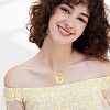 304 Stainless Steel Heart Locket Pendant Necklaces for Photo NJEW-WH0020-97D-5