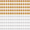 1000Pcs 2 Colors Brass Crimp Beads KK-PA0001-10-7