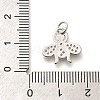 Brass Micro Pave Clear Cubic Zirconia Pendants KK-L225-039P-3