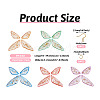 DIY Butterfly Wing Earrings Making Kit DIY-TA0003-73-16