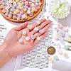 210Pcs 6 Colors Transparent Acrylic Beads TACR-SZ0001-18-2