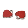 304 Stainless Steel Enamel Pendants STAS-M308-16P-03-2