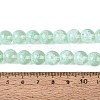 Transparent Half Spray Painted Glass Beads Strands LS-GLAA-Q110-02A-02-4