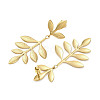 304 Stainless Steel Leaf Theme Stud Earrings For Women EJEW-B110-03G-03-2