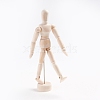 Unfinished Blank Wooden Puppet DIY-WH0163-92B-3