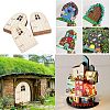 Wooden Fairy Door Decoration WOOD-NB0001-64A-6