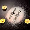 2Pcs Alloy Enamel Pendants Keychain HJEW-SW00012-6