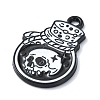 Halloween Theme Alloy Enamel Pendants X-FIND-Q102-01C-2