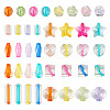  200Pcs 10 Styles Transparent Acrylic Beads TACR-TA0001-28-1