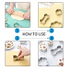 Tarnish Resistant 304 Stainless Steel Puppy Cookie Cutters DIY-E012-11-4