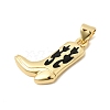 Brass Enamel Pendants KK-H267-117G-3