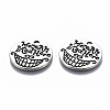 Tibetan Style Alloy Pendants TIBE-S314-122AS-RS-3