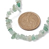 Natural Green Aventurine Chip Beaded Necklace NJEW-JN04615-14-3