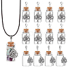 AHADERMAKER 20Pcs Alloy Glass Bottle European Dangle Charms PALLOY-GA0001-14-1