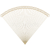 40Pcs Ring Shaped Steel Wire Name Card Clip Holder AJEW-CN0006-50-7