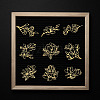 9Pcs Nickel Self-adhesive Picture Stickers DIY-WH0450-217-4