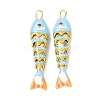 Rack Plating Brass Pendants KK-A268-05G-C05-2
